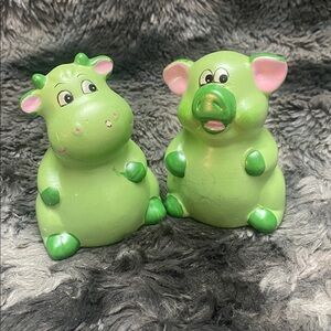 Vintage tiny Coin Bank: Nursery Decor